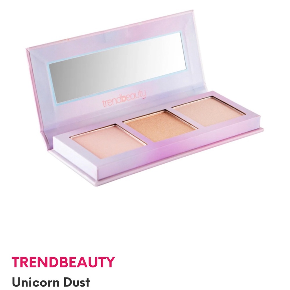BNIB trendbeauty unicorn dust highlighter palette
